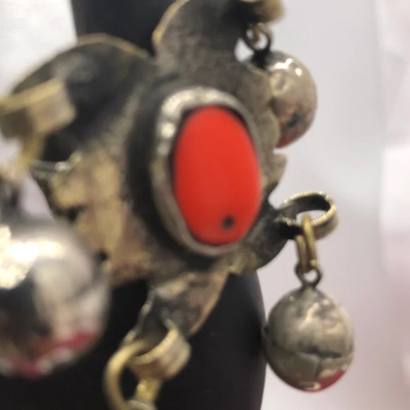 Afghan vintage ring, Afghan Bells Ring, Kuchi Jewelry, Afghan Earrings - Picture 2 of 5